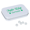 View Image 1 of 2 of Rectangular Tin with Shaped Mints - Golf Ball