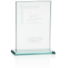 View Image 1 of 3 of Stately Jade Glass Award - 6"