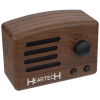 View Image 1 of 5 of Vintage Wood Grain Bluetooth Speaker - 24 hr