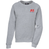 View Image 1 of 3 of J. America Tri-Blend Crew Sweatshirt - Embroidered