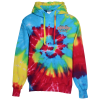 View Image 1 of 3 of Tie-Dyed Spiral Hoodie - Embroidered