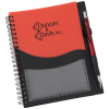 View Image 1 of 4 of Moray Business Card Notebook with Pen
