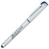 View Image 1 of 5 of Cali Soft Touch Stylus Gel Pen - Silver - 24 hr