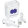 View Image 1 of 7 of Braavos True Wireless Ear Buds with Charging Case - 24 hr