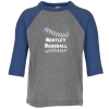 View Image 1 of 3 of Bella+Canvas 3/4 Sleeve Tri-Blend Baseball Tee - Toddler