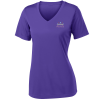 View Image 1 of 2 of Contender Athletic V-Neck T-Shirt - Ladies' - Embroidered - 24 hr