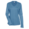 View Image 1 of 2 of Contender Athletic LS V-Neck T-Shirt - Ladies' - Embroidered - 24 hr