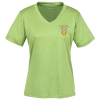 View Image 1 of 3 of Reebok Performance Tee - Ladies' - Heathers - Embroidered