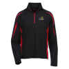 View Image 1 of 2 of Sport-Wick Stretch 1/2-Zip Colorblock Pullover - Men's - Embroidered - 24 hr