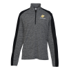 View Image 1 of 3 of Voltage Colorblock 1/4-Zip Pullover - Men's - Embroidered - 24 hr