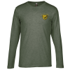 View Image 1 of 3 of Platinum Tri-Blend LS T-Shirt - Men's - Embroidered