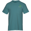 View Image 1 of 3 of Comfort Colors Garment-Dyed 6.1 oz. Pocket T-Shirt - Embroidered