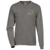 View Image 1 of 3 of Comfort Colors Garment-Dyed 6.1 oz. LS T-Shirt - Embroidered