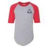 View Image 1 of 3 of Augusta 3/4 Sleeve Baseball Jersey - Youth - Embroidered