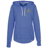 View Image 1 of 3 of Champion Originals Tri-Blend Hooded Tee - Ladies' - Embroidered