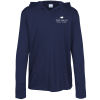 View Image 1 of 3 of Defender Performance Hooded T-Shirt - Youth - Screen