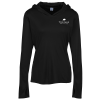 View Image 1 of 3 of Defender Performance Hooded T-Shirt - Ladies' - Screen