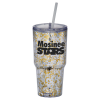 View Image 1 of 2 of Celebration Tumbler with Straw - 26 oz. - 24 hr