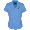 View Image 1 of 3 of Callaway Fine Line Stripe Polo - Ladies' - 24 hr