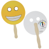 View Image 1 of 2 of Emoji Hand Fan - Grin