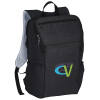 View Image 1 of 6 of Zoom Node Wireless Charging Laptop Backpack - Embroidered