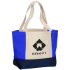 View Image 1 of 1 of Colorblock Cotton Boat Tote