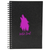 View Image 1 of 3 of Jovi Glitter Spiral Notebook