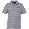 View Image 1 of 3 of Cutter & Buck Forge Heather Stripe Polo - Tailored Fit