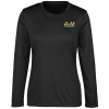 View Image 1 of 3 of Spin Dye Jersey LS Tee - Ladies' - Embroidered