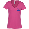 View Image 1 of 3 of Threadfast Ultimate Blend V-Neck T-Shirt - Ladies'