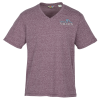 View Image 1 of 3 of Canyon Tri-Blend V-Neck Tee - Men's
