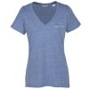 View Image 1 of 3 of Canyon Tri-Blend V-Neck Tee - Ladies'