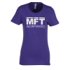 View Image 1 of 3 of Alstyle Ultimate Cotton T-Shirt - Ladies' - Colors