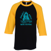 View Image 1 of 3 of Alstyle 3/4-Sleeve Raglan T-Shirt
