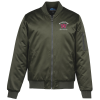 View Image 1 of 3 of Aviator Satin Bomber Jacket - Men's