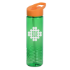 View Image 1 of 5 of Twist Water Bottle with Flip Straw Lid - 24 oz.