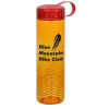 View Image 1 of 4 of Twist Water Bottle with Tethered Lid - 24 oz.