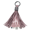 View Image 1 of 4 of Tassel Charging Cable Keychain