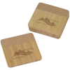 View Image 1 of 2 of Bamboo and Cork Coaster Set