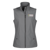 View Image 1 of 3 of Karmine Soft Shell Vest - Ladies' - 24 hr