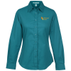 View Image 1 of 3 of Workplace Easy Care Twill Shirt - Ladies' - 24 hr