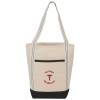 View Image 1 of 4 of Topsail 10 oz. Cotton Boat Tote - 24 hr