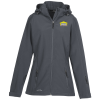 View Image 1 of 3 of Eddie Bauer Hooded Soft Shell Coat - Ladies' - 24 hr