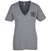 View Image 1 of 3 of American Apparel Tri-Blend Deep V-Neck T-Shirt - Ladies'