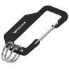 View Image 1 of 3 of Flat Carabiner Triple Keychain - 24 hr