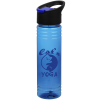 View Image 1 of 3 of Halcyon Water Bottle with Pop Sip Lid - 24 oz.