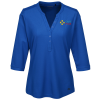 View Image 1 of 3 of OGIO Stay-Cool Performance Henley - Ladies'