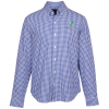 View Image 1 of 3 of Gingham Broadcloth Easy Care Shirt - Men's