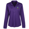 View Image 1 of 3 of Silk Touch Performance LS Sport Polo - Ladies'