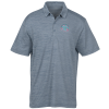 View Image 1 of 3 of Stretch Heather Polo - Men's - 24 hr